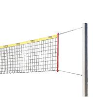 Sport-Thieme Beachvolleybal-installatie Stabil, Net met ommanteling, Met palenbeschermkussen