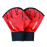 Sport-Thieme Aqua-Fitness-Handschuhe, offen, M, 25x18 cm, Rot
