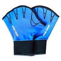 Sport-Thieme Aqua-Fitness-Handschuhe, offen, L, 26,5x19 cm, Blau