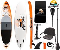 AQUALUST 10'6 SUP Board Stand Up Paddle Surf-Board Kajak Paddel Sitz 320x81cm