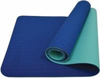 Schildkröt Fitness - Yoga Mat 4mm Bicolor, blauw