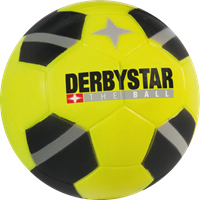 DERBYSTAR Minisoftball Fußball Ø 7cm rot/schwarz