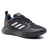 Adidas Runfalcon 2.0 hardloopschoenen trail zwart/zilver/donkerblauw