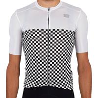 Sportful - Checkmate  Jersey - Fietsshirt, grijs/zwart