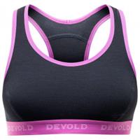Devold - Double Bra - Sportbeha, zwart/roze