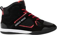 Gorilla Wear Troy High Tops Sportschoenen - Zwart/Rood - 42