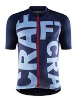 Craft Adv Endur Graphic Jersey shirt Donkerblauw/Lichtgroen