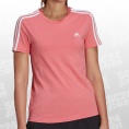 adidas 3S Essentials Tee Women rosa/weiss Größe XS