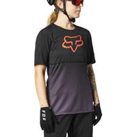 Fox Racing Women's Flexair Short Sleeve Jersey 2021 - Schwarz/Violett