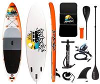 AQUALUST 10'6 SUP Board Stand Up Paddle Surf-Board ISUP mit E-PUMPE 320x81cm