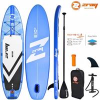 ZRAY EVASION DELUXE 10.0 SUP Board Stand Up Paddle Surf-Board ALU Paddel ISUP...