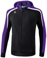 erima Liga Line 2.0 Trainingsjacke mit Kapuze Kinder black/dark violet/white