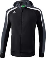 erima Liga Line 2.0 Trainingsjacke mit Kapuze Kinder black/dark grey/white