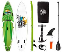 AQUALUST 10'8 CRUISER SUP Board Stand Up Paddle Surf-Board ISUP mit Alu Padd...