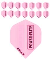 Bull's Powerflite Solid 5-pack roze flights
