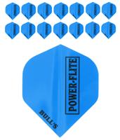 Bull's Powerflite Solid 5-pack blauwe flights