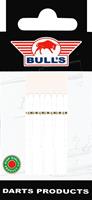 Bull's Nylon plus ring 5-pack witte medium shafts