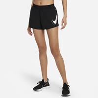 Nike Dri-FIT Swoosh Run Hardloopshorts voor dames - Zwart