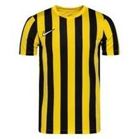 Nike Voetbalshirt DF Striped Division IV - Geel/Zwart/Wit Kinderen