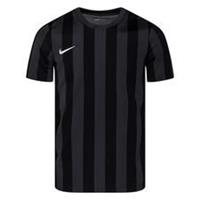 Nike Voetbalshirt DF Striped Division IV - Grijs/Zwart/Wit Kinderen