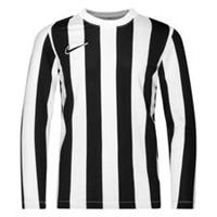 Nike Striped Division IV Voetbalshirt Lange Mouwen Kids Wit