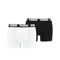 PUMA Boxershorts Basic 2-Pack - Wit/Zwart