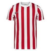 Nike Voetbalshirt DF Striped Division IV - Wit/Rood/Zwart Kinderen