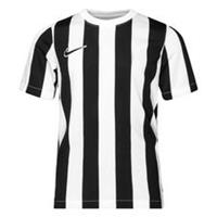 Nike Voetbalshirt Dri-FIT Striped Division IV - Wit/Zwart Kinderen