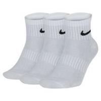 Nike Sneaker Socken, 3er-Pack, Strick, schnelltrocknend, unifarben, weiß / schwarz, XL