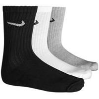 Nike 3PPK Cotton Crew Sock schwarz/grau Größe 46-50