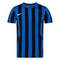 Nike Voetbalshirt DF Striped Division IV - Blauw/Zwart/Wit