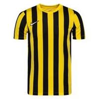 Nike Voetbalshirt DF Striped Division IV - Geel/Zwart/Wit