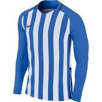 Nike Voetbalshirt Striped Division III - Blauw/Wit Kinderen