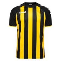 Hummel Voetbalshirt Core Striped - Zwart/Geel Kinderen