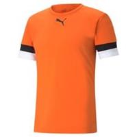 Puma Voetbalshirt teamRISE - Oranje/Zwart/Wit