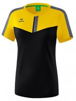 erima Squad Funktionsshirt Damen yellow/black/slate grey