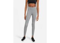 Nike Dri-FIT One Legging met halfhoge taille voor dames - Iron Grey/Heather/White - Dames