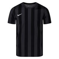Nike Voetbalshirt DF Striped Division IV - Grijs/Zwart/Wit