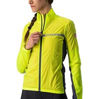 Castelli Women's Squadra Stretch Cycling Jacket AW21YELLOW FLUO-DARK GRAY