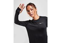 Nike Dri-FIT Element Crew Hardloopshirt - Zwart/Zilver Dames