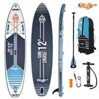 SKIFFO 12.0 SUN CRUISE Premium SUP Stand Up Paddle Family Board Paddel 365x86cm