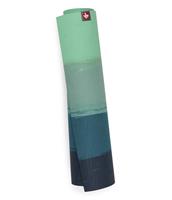 Manduka eKO Yogamat Rubber Blauw 6 mm - Storm Stripe - 180 x 61 cm