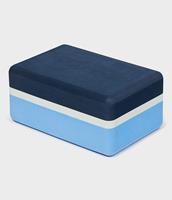 Spiru Manduka UpHold Yoga Blok EVA-Schuim Surf Rechthoekig - Blauw - 23 x 15 x 10 cm
