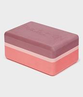 Spiru Manduka UpHold Yoga Blok EVA-Schuim Clay Rechthoekig - Roze-Rood - 23 x 15 x 10 cm