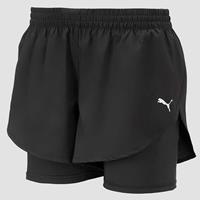 PUMA Shorts »2-in-1 gewebte Damen-Laufshorts«