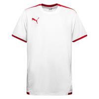 Puma Voetbalshirt teamLIGA - Wit/Rood Kinderen