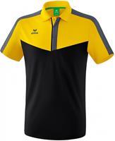 erima Squad Funktions Poloshirt yellow/black/slate grey