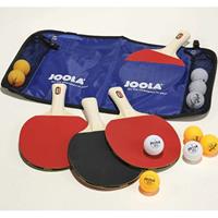 Joola Tischtennis Schlägerset "Family" mit 4 Schlägern und 10 Bällen in Sichtverpackung