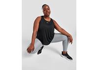 Nike Nike Dri-FIT One Tanktop met standaardpasvorm voor dames (Plus Size) - Black/White- Dames