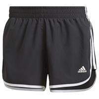 adidas Shorts "Marathon 20", atmungsaktiv, für Damen, schwarz/weiß, XL